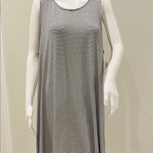 Black and white swing dress